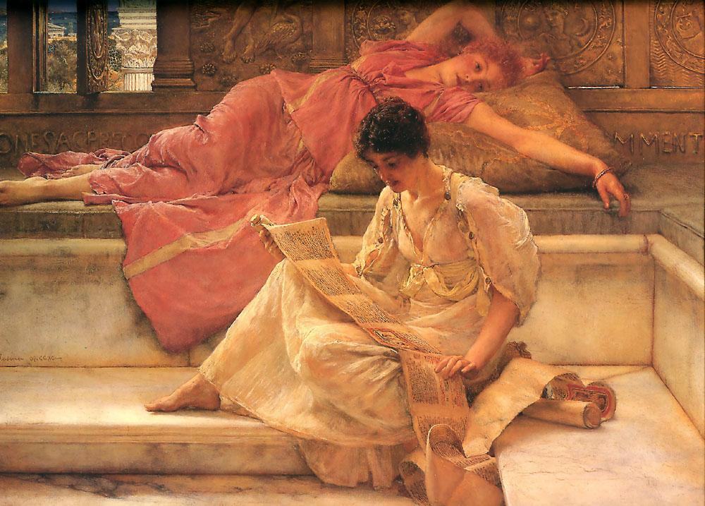Sir Lawrence Alma-Tadema The Favourite Poet